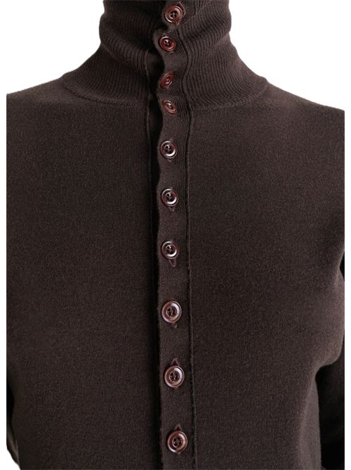 Buttoned cardigan Lemaire in lana melanzana Lemaire | TO1431LK1045RE373 AUBERGINE